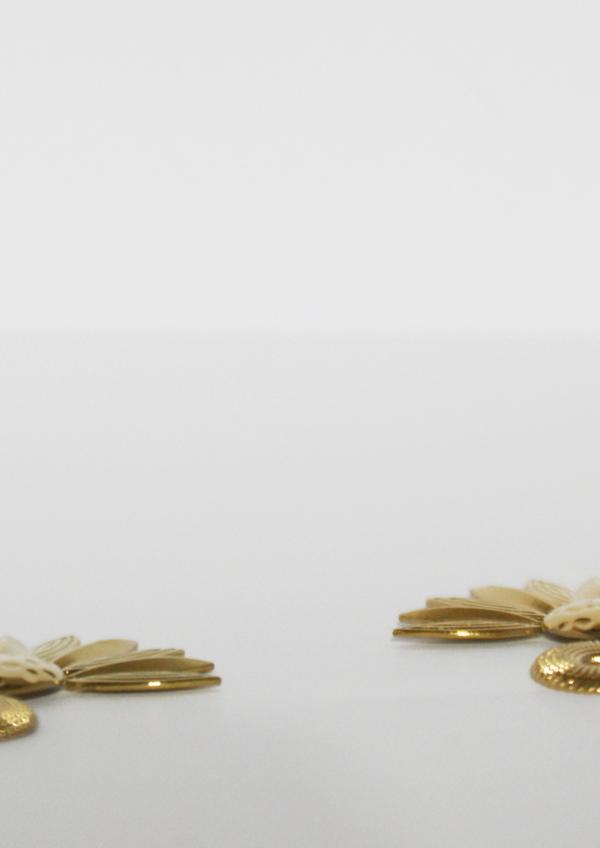 BOUCLES D'OREILLES TOURNESOL